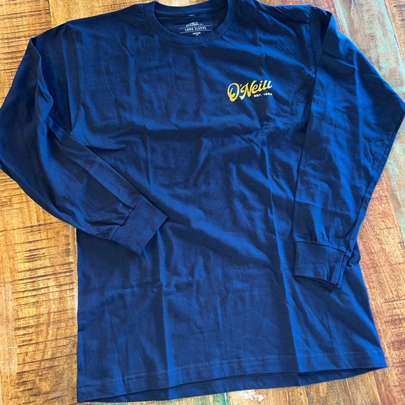 O’Neill Navy blue long sleeve graphic t-shirt/tee. Size Medium. NWT - Picture 7 of 7